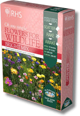 AllotMate Essentials RHS Flowers for Wildlife Bright Mix Seeds 20g Box
