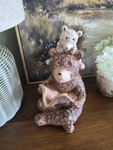 Blush & Bale Story Time Bear Ornament Décor