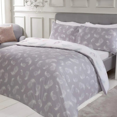 Blush & Bale Feather Pattern Duvet Set