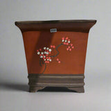 Yorkshire Bonsai Premium Unglazed Bonsai Pot Cascade Brown - 26cm
