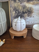 Blush & Bale White Pumpkin Oil Burner Décor