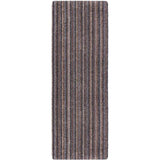 The Rugs Machine Washable Indoor Mat Stripe Design