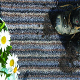 The Rugs Machine Washable Indoor Mat Stripe Design