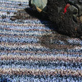 The Rugs Machine Washable Indoor Mat Stripe Design