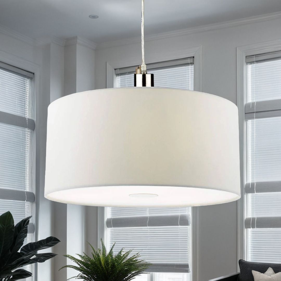 Pagazzi Matilda White Easy Fit Pendant Shade