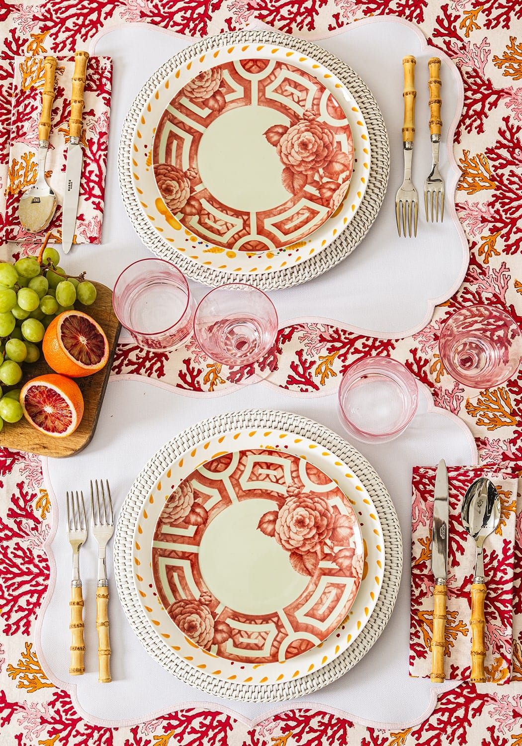 Casa by Josephine Jenno Rosa Pink Placemats - Set of 4
