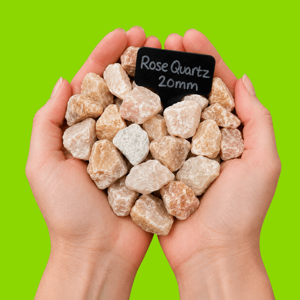 Dandy's Rose Quartz Chippings Bulk Bag