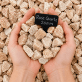 Dandy's Rose Quartz Chippings Bulk Bag