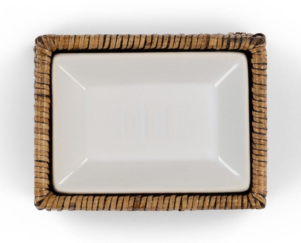 Casa by Josephine Jenno Rosie's Suds and Style Rattan Soap Dish