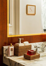 Casa by Josephine Jenno Rosie's Suds and Style Rattan Soap Dish