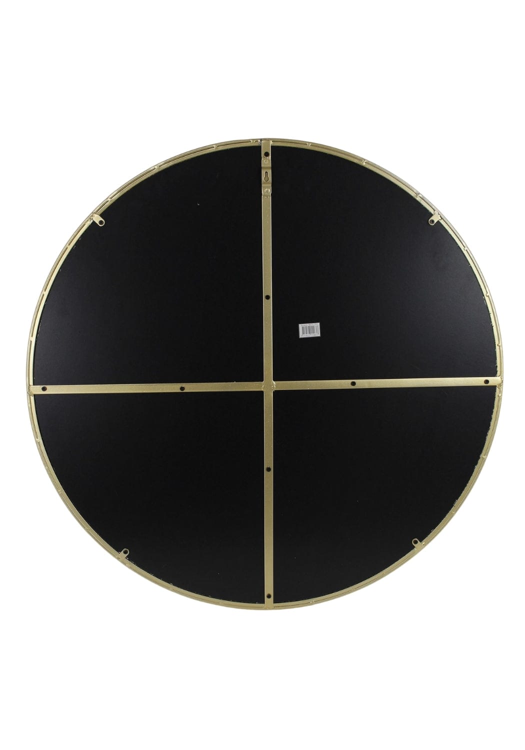 Casa by Josephine Jenno Round Gold Living Room Mirror