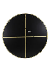 Casa by Josephine Jenno Round Gold Living Room Mirror