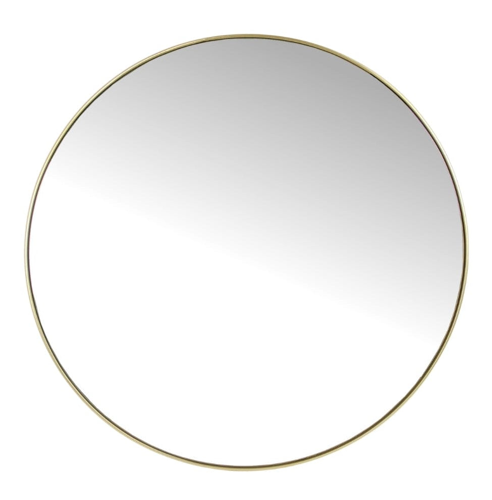Casa by Josephine Jenno Round Gold Living Room Mirror