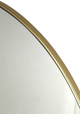 Casa by Josephine Jenno Round Gold Living Room Mirror