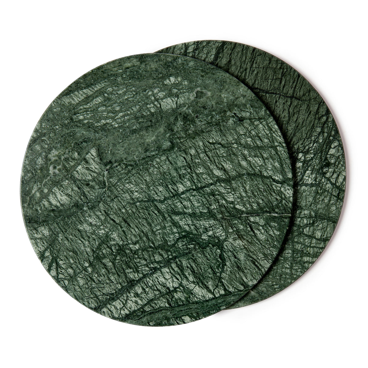 Rinkit Round Marble Placemats Pack of Six - 30cm