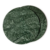 Rinkit Round Marble Placemats Pack of Six - 30cm