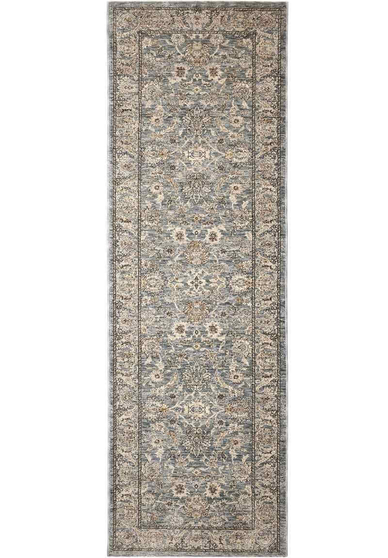 Raja Traditional Rug Grey Vintage Elegance by The Rugs