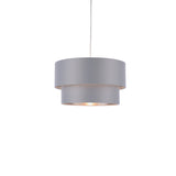 Pagazzi Rute Grey & Silver Pendant Shade
