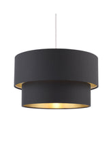 Pagazzi Rute Black & Gold Pendant Shade