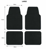 Nicoman Hex Dirt Catcher Large Anti-Slip All-Weather Car Mats 4Pc