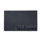 Nicoman Eco-Friendly "Welcome/Hello" Door Mat - Grey