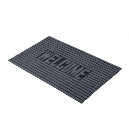 Nicoman Eco-Friendly "Welcome/Hello" Door Mat - Grey