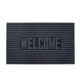 Nicoman Eco-Friendly "Welcome/Hello" Door Mat - Grey