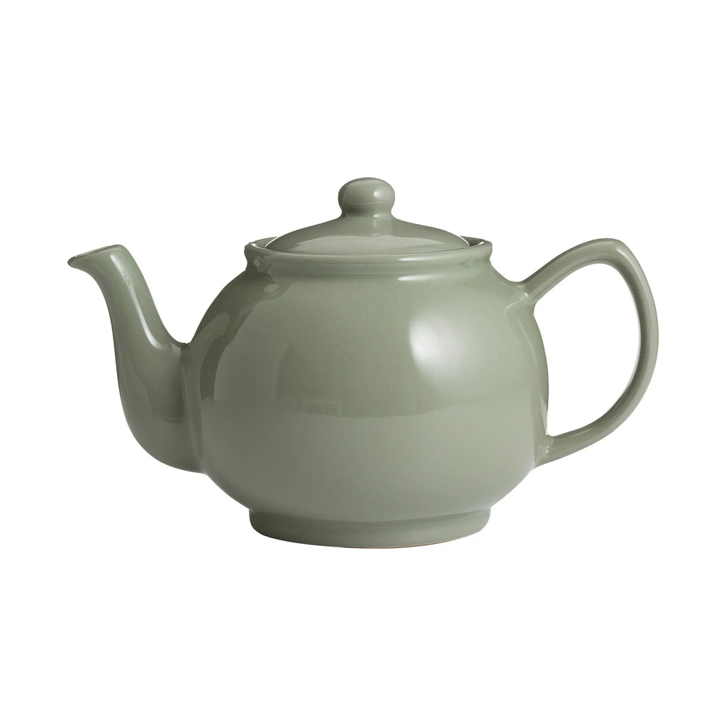 Price & Kensington Stoneware Sage Green Teapot, 6 Cup, 1100ml