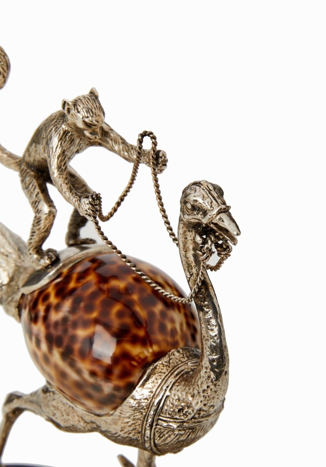 Casa by Josephine Jenno Saharan Dreams Monkey Ostrich Sculpture