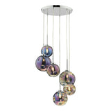 Pagazzi Salga Iridescent Glass Ceiling Pendant