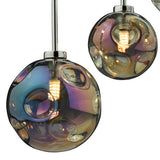 Pagazzi Salga Iridescent Glass Ceiling Pendant