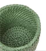 Casa by Josephine Jenno Savannah Rattan Bottle Holder - Green