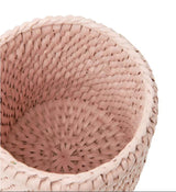 Casa by Josephine Jenno Savannah Rattan Bottle Holder - Pink
