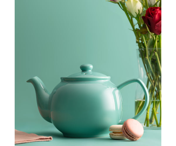Price & Kensington Jade 6cup Stoneware Teapot, 1100ml, Green 