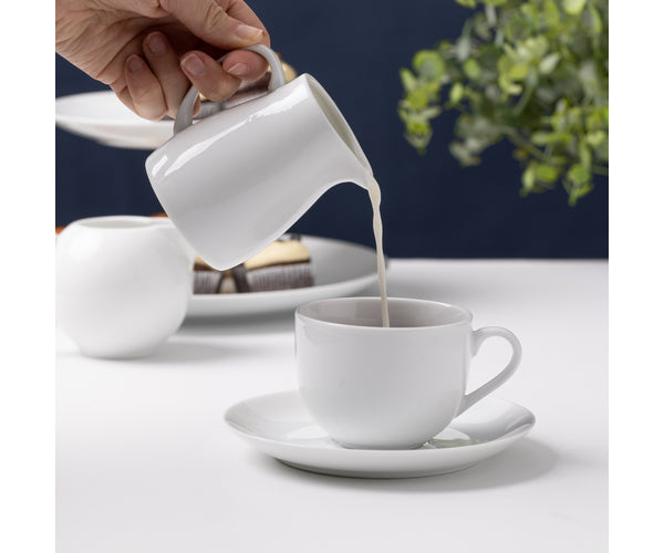 Price & Kensington Simplicity Porcelain Milk Jug, 180ml, White