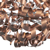 Pagazzi Seren 12 Light Bronze Ribbon Pendant Ceiling Light