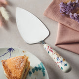 Price & Kensington Meadow Ceramic Handle Cake Server with Floral Print