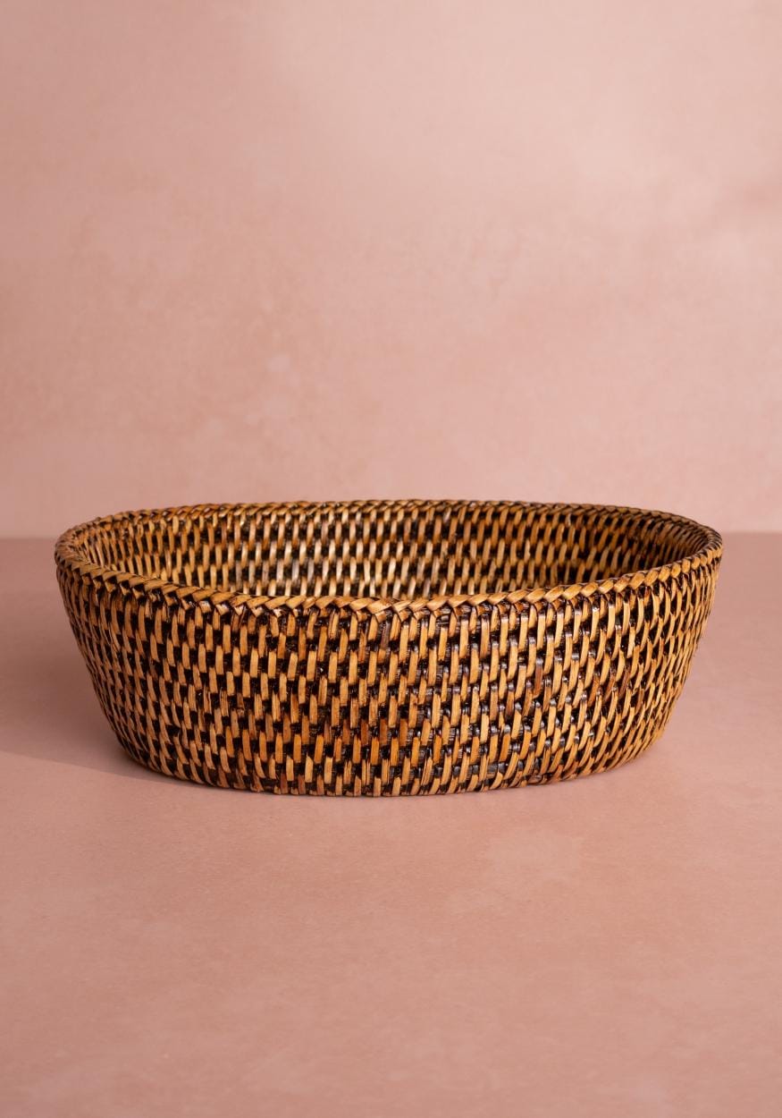 Casa by Josephine Jenno Mayfair Rattan Hold All Basket - Brown