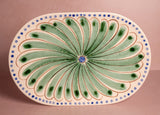 Casa by Josephine Jenno Peacock Serving Plate - Green