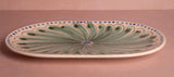 Casa by Josephine Jenno Peacock Serving Plate - Green