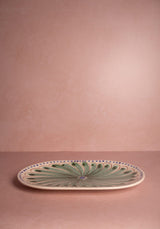 Casa by Josephine Jenno Peacock Serving Plate - Green