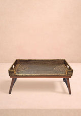 Casa by Josephine Jenno Rattan Breakfast Tray - Brown