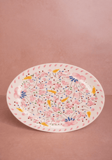 Casa by Josephine Jenno Springtime Meadow Oval Serving Plate