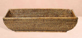 Casa by Josephine Jenno Wiltshire Long Rattan Basket - Classic Brown