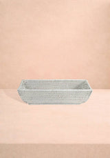 Casa by Josephine Jenno Wiltshire Long Rattan Basket - White