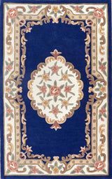 Shensi Navy Medallion Rug