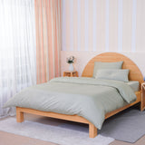 SHEET STORY Ackly Bamboo - Sage Green Duvet Cover