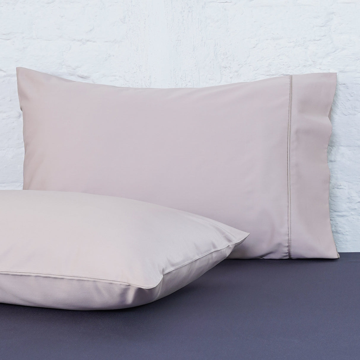 SHEET STORY Ackly Bamboo Beige Pillowcases Pair