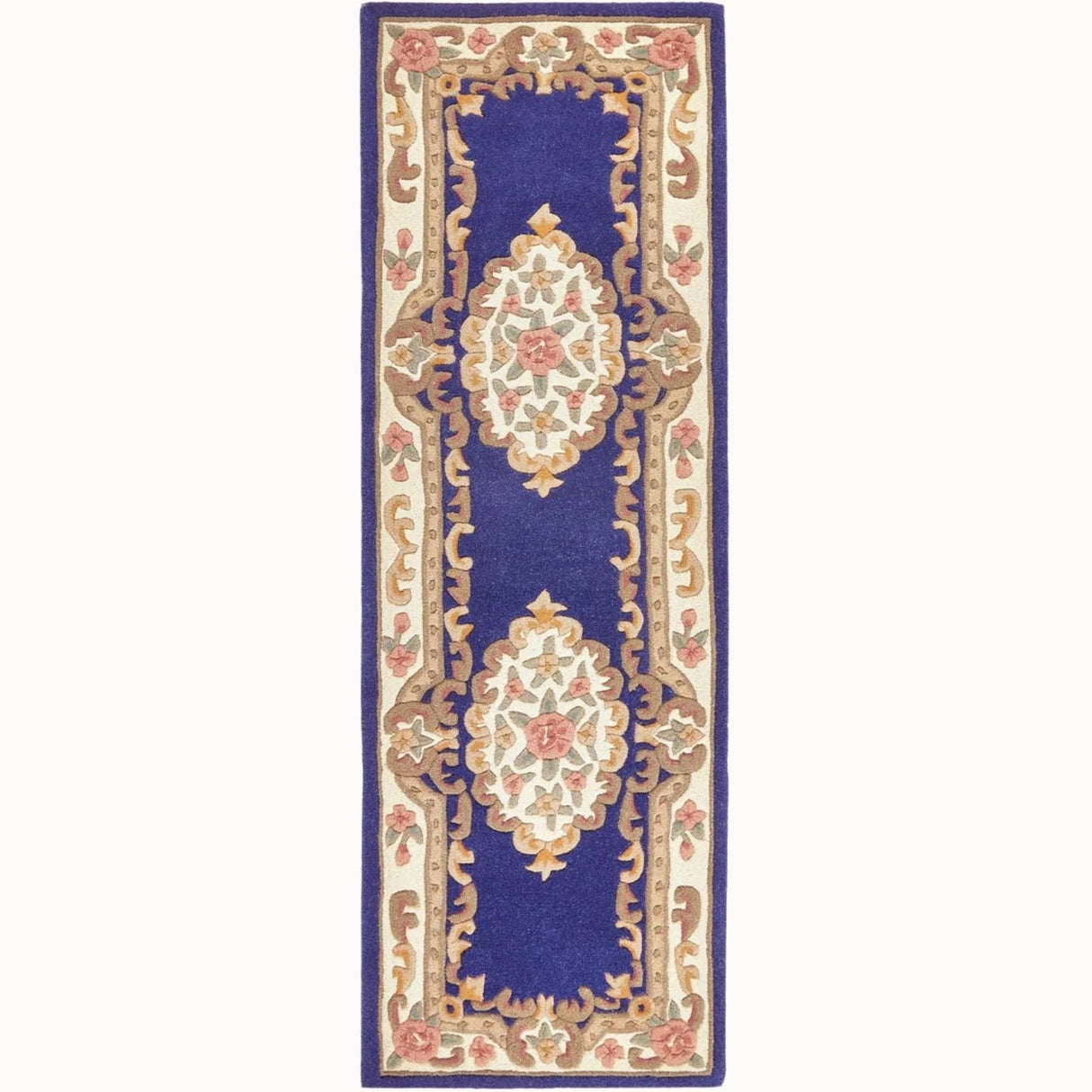 Shensi Navy Medallion Rug