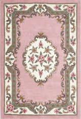 Shensi Pink Medallion Rug